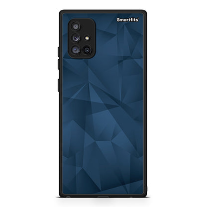 39 - Samsung Galaxy A71 5G Blue Abstract Geometric case, cover, bumper