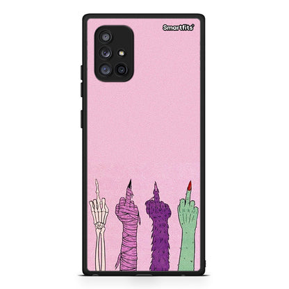 Samsung Galaxy A71 5G Halloween Be A Lady Θήκη από τη Smartfits με σχέδιο στο πίσω μέρος και μαύρο περίβλημα | Smartphone case with colorful back and black bezels by Smartfits