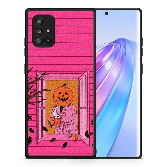 Halloween Pumpkin Lady - Samsung Galaxy A71 5G θήκη