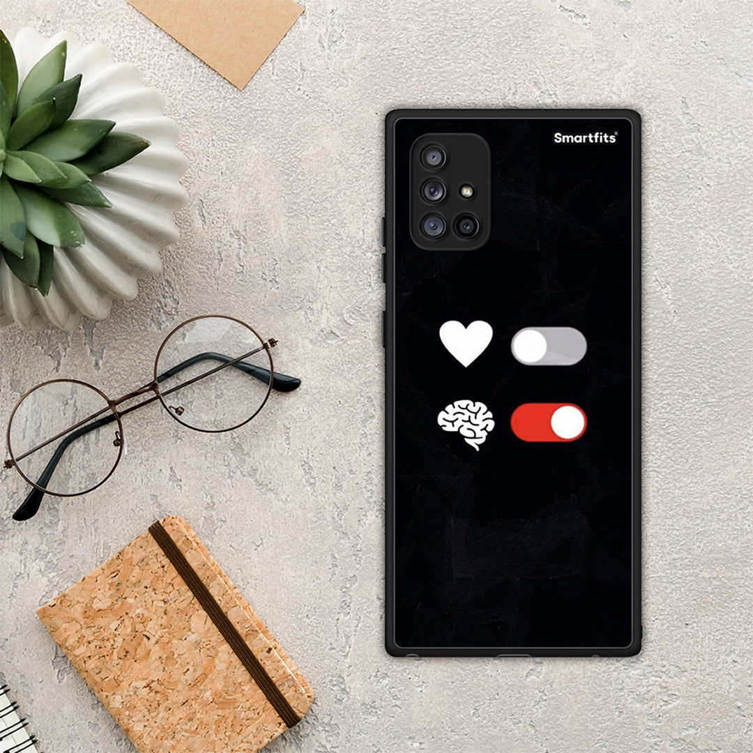 Heart Vs Brain - Samsung Galaxy A71 5G θήκη