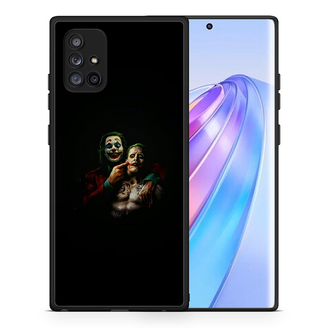 Θήκη Samsung Galaxy A71 5G Clown Hero από τη Smartfits με σχέδιο στο πίσω μέρος και μαύρο περίβλημα | Samsung Galaxy A71 5G Clown Hero case with colorful back and black bezels
