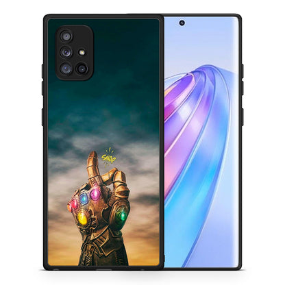 Θήκη Samsung Galaxy A71 5G Infinity Snap από τη Smartfits με σχέδιο στο πίσω μέρος και μαύρο περίβλημα | Samsung Galaxy A71 5G Infinity Snap case with colorful back and black bezels