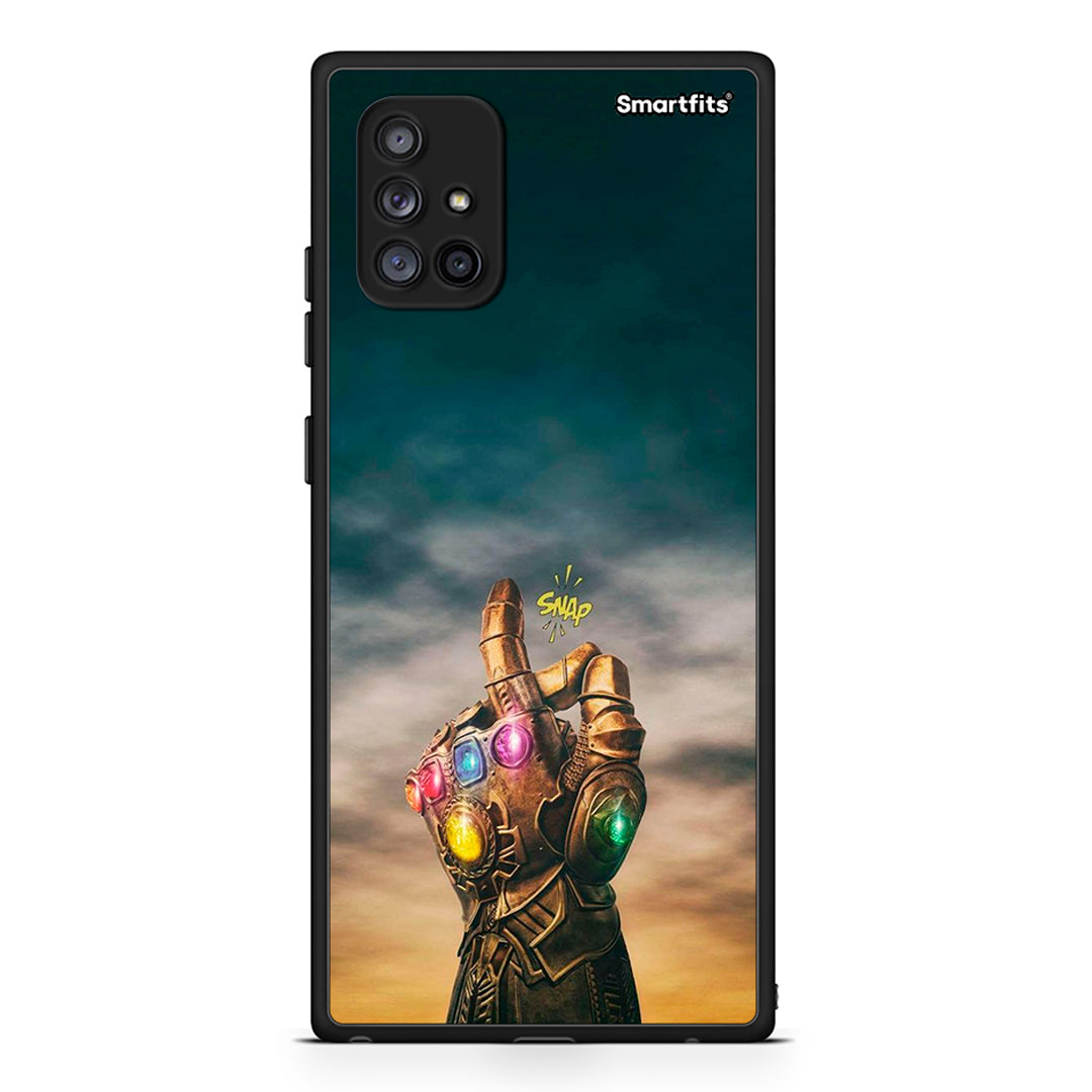 Samsung Galaxy A71 5G Infinity Snap θήκη από τη Smartfits με σχέδιο στο πίσω μέρος και μαύρο περίβλημα | Smartphone case with colorful back and black bezels by Smartfits