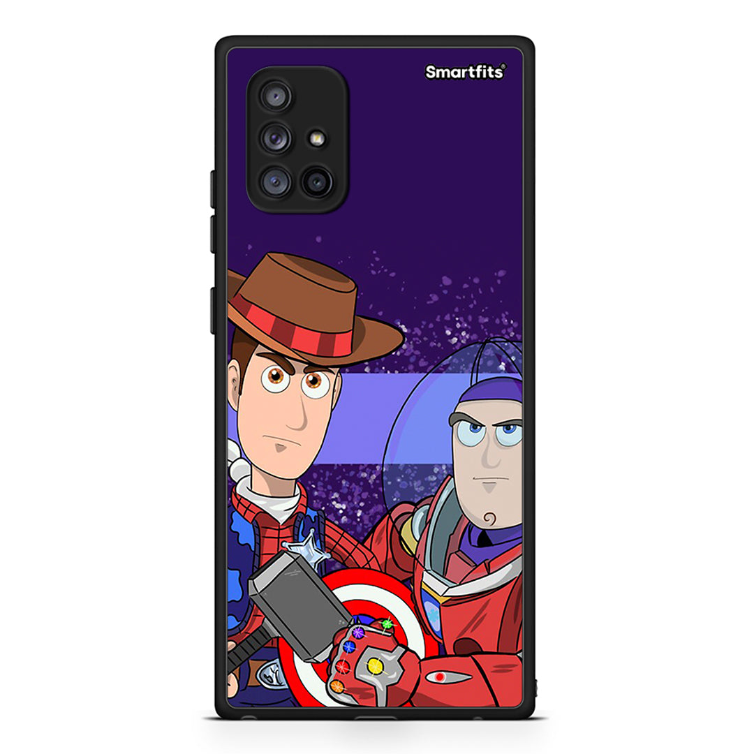 Samsung Galaxy A71 5G Infinity Story θήκη από τη Smartfits με σχέδιο στο πίσω μέρος και μαύρο περίβλημα | Smartphone case with colorful back and black bezels by Smartfits