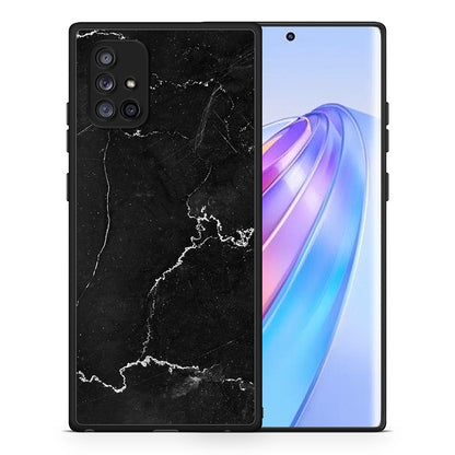 Θήκη Samsung Galaxy A71 5G Marble Black από τη Smartfits με σχέδιο στο πίσω μέρος και μαύρο περίβλημα | Samsung Galaxy A71 5G Marble Black case with colorful back and black bezels