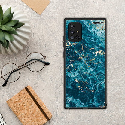 Marble Blue - Samsung Galaxy A71 5G θήκη