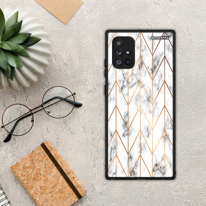 Marble Gold Geometric - Samsung Galaxy A71 5G θήκη