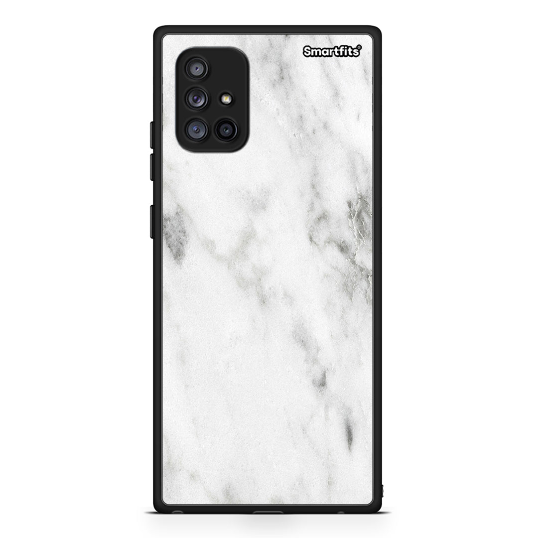 2 - Samsung Galaxy A71 5G White marble case, cover, bumper