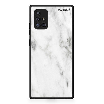 2 - Samsung Galaxy A71 5G White marble case, cover, bumper