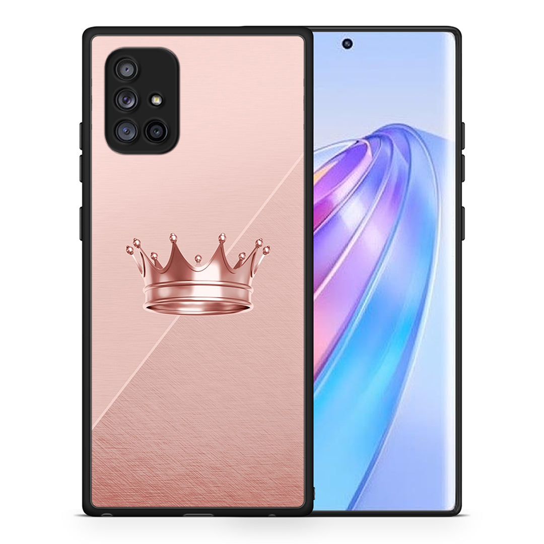 Θήκη Samsung Galaxy A71 5G Crown Minimal από τη Smartfits με σχέδιο στο πίσω μέρος και μαύρο περίβλημα | Samsung Galaxy A71 5G Crown Minimal case with colorful back and black bezels