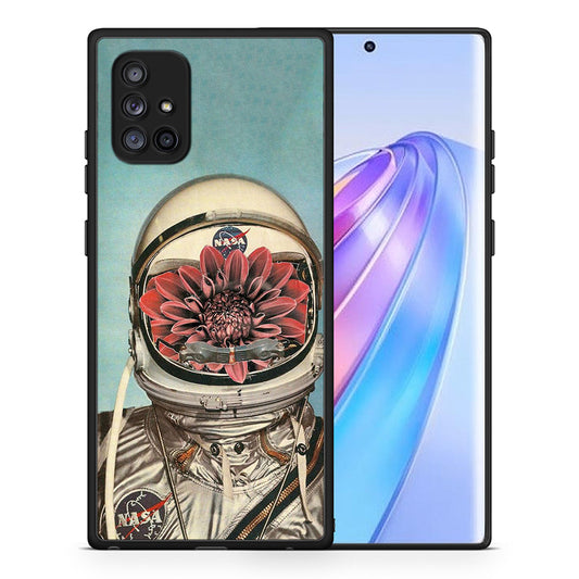 Θήκη Samsung Galaxy A71 5G Nasa Bloom από τη Smartfits με σχέδιο στο πίσω μέρος και μαύρο περίβλημα | Samsung Galaxy A71 5G Nasa Bloom case with colorful back and black bezels