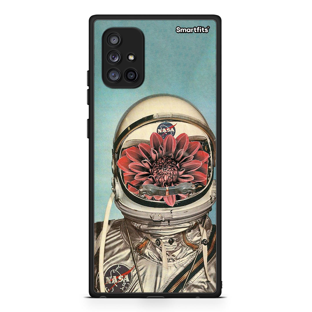 Samsung Galaxy A71 5G Nasa Bloom θήκη από τη Smartfits με σχέδιο στο πίσω μέρος και μαύρο περίβλημα | Smartphone case with colorful back and black bezels by Smartfits