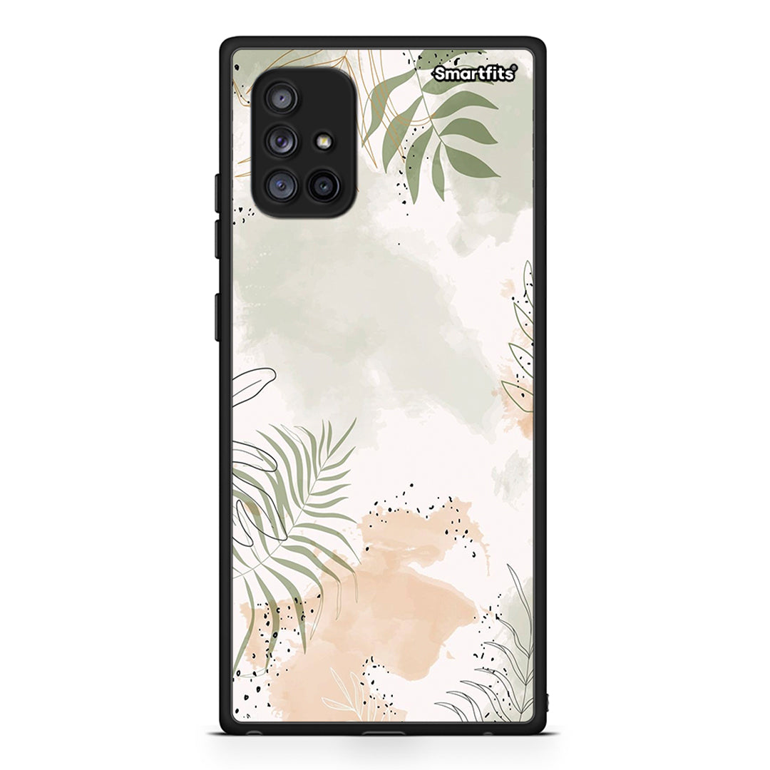 Samsung Galaxy A71 5G Nude Plants Θήκη από τη Smartfits με σχέδιο στο πίσω μέρος και μαύρο περίβλημα | Smartphone case with colorful back and black bezels by Smartfits