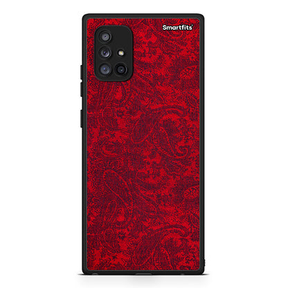 Samsung Galaxy A71 5G Paisley Cashmere θήκη από τη Smartfits με σχέδιο στο πίσω μέρος και μαύρο περίβλημα | Smartphone case with colorful back and black bezels by Smartfits