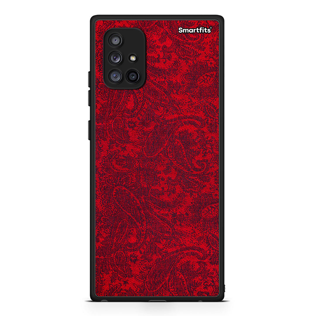 Samsung Galaxy A71 5G Paisley Cashmere θήκη από τη Smartfits με σχέδιο στο πίσω μέρος και μαύρο περίβλημα | Smartphone case with colorful back and black bezels by Smartfits