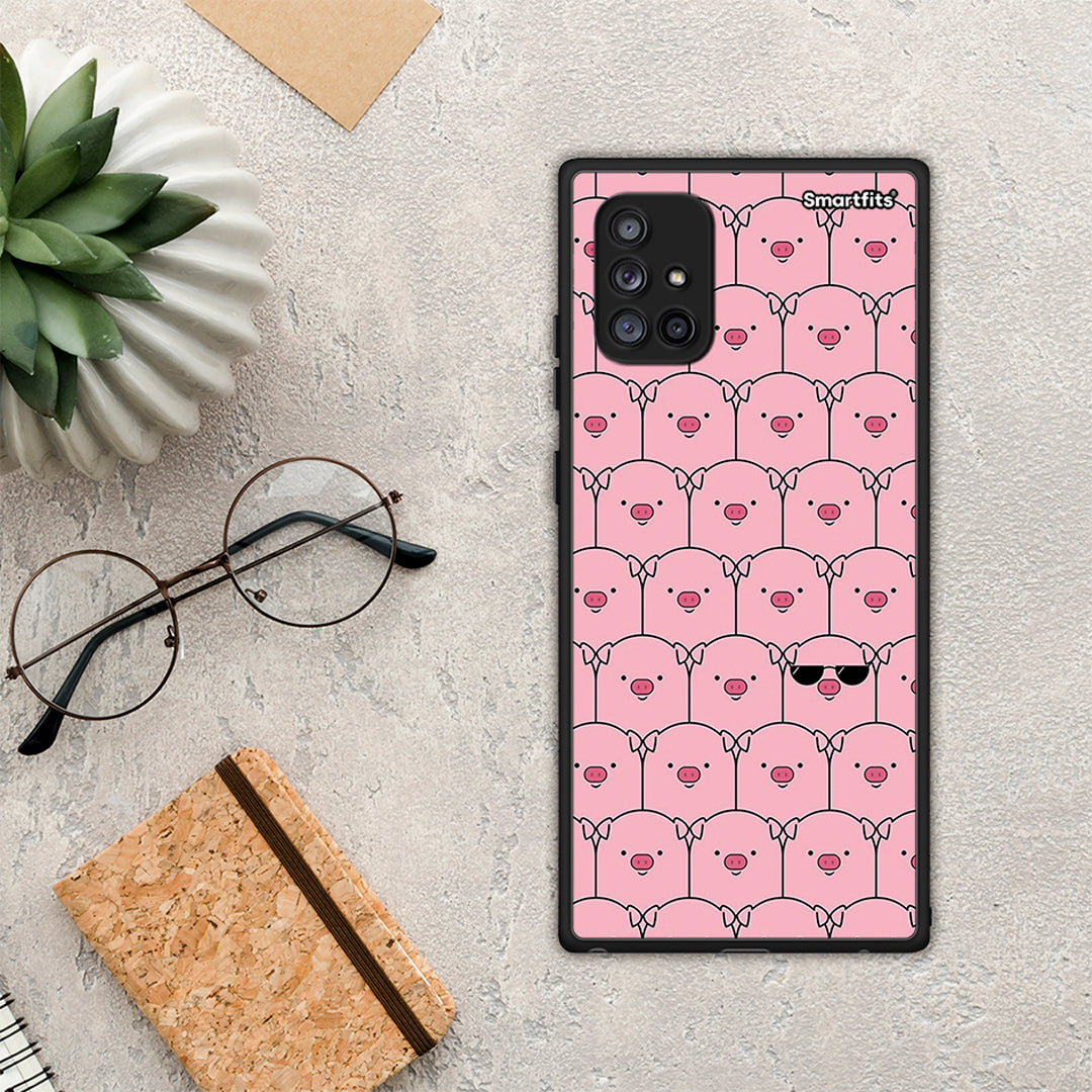 Pig Glasses - Samsung Galaxy A71 5G θήκη