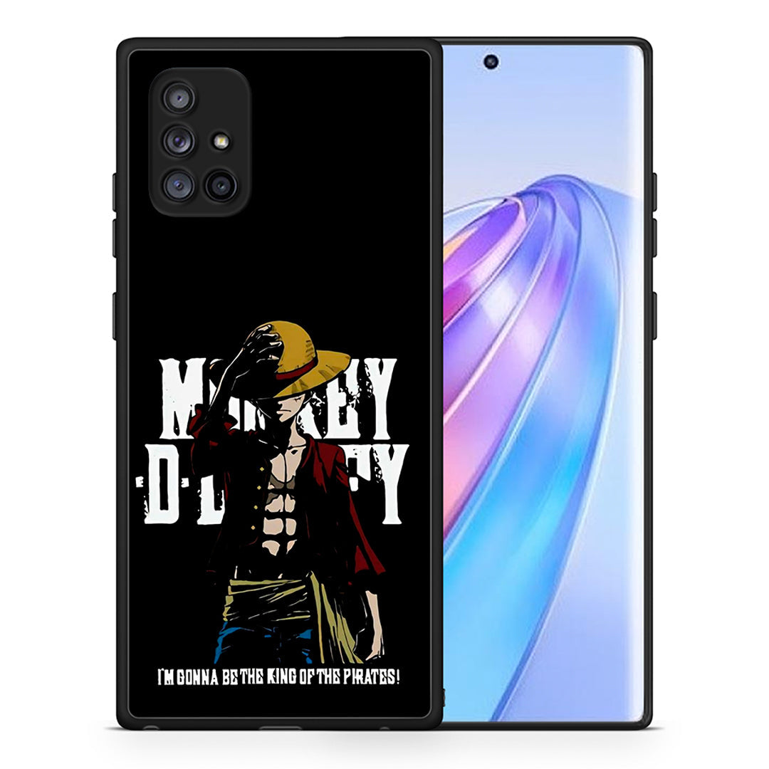 Θήκη Samsung Galaxy A71 5G Pirate King από τη Smartfits με σχέδιο στο πίσω μέρος και μαύρο περίβλημα | Samsung Galaxy A71 5G Pirate King case with colorful back and black bezels