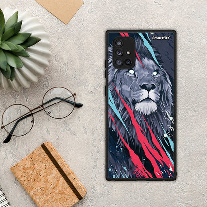 PopArt Lion Designer - Samsung Galaxy A71 5G θήκη