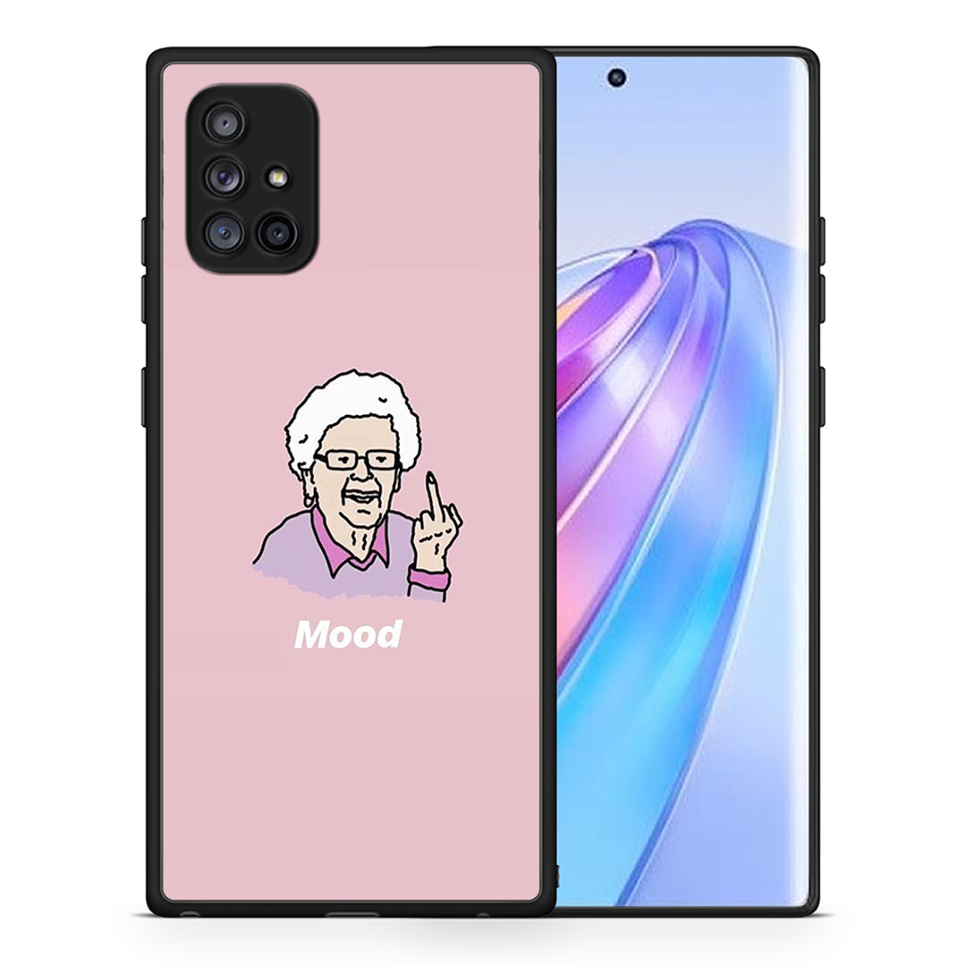 Θήκη Samsung Galaxy A71 5G Mood PopArt από τη Smartfits με σχέδιο στο πίσω μέρος και μαύρο περίβλημα | Samsung Galaxy A71 5G Mood PopArt case with colorful back and black bezels