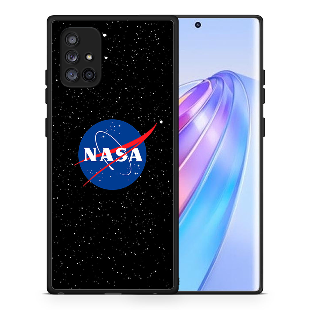 Θήκη Samsung Galaxy A71 5G NASA PopArt από τη Smartfits με σχέδιο στο πίσω μέρος και μαύρο περίβλημα | Samsung Galaxy A71 5G NASA PopArt case with colorful back and black bezels