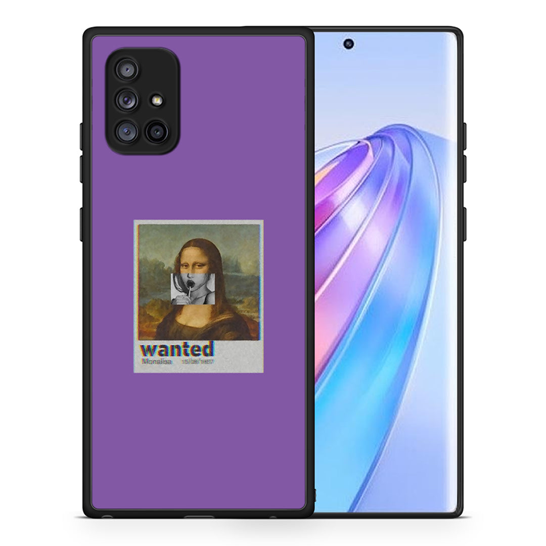 Θήκη Samsung Galaxy A71 5G Monalisa Popart από τη Smartfits με σχέδιο στο πίσω μέρος και μαύρο περίβλημα | Samsung Galaxy A71 5G Monalisa Popart case with colorful back and black bezels