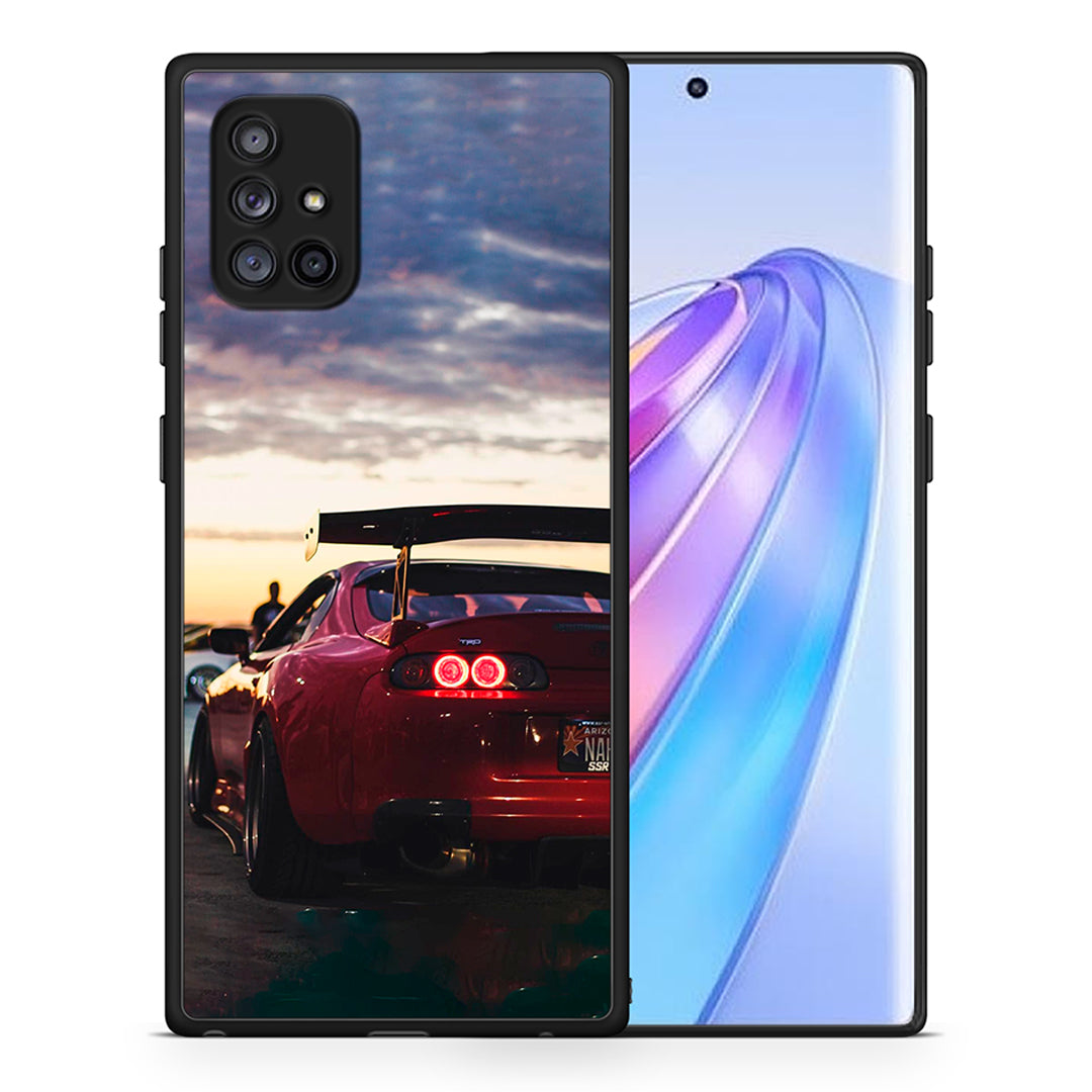 Θήκη Samsung Galaxy A71 5G Racing Supra από τη Smartfits με σχέδιο στο πίσω μέρος και μαύρο περίβλημα | Samsung Galaxy A71 5G Racing Supra case with colorful back and black bezels