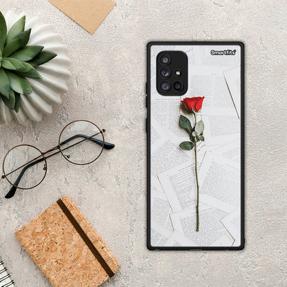 Red Rose - Samsung Galaxy A71 5G θήκη