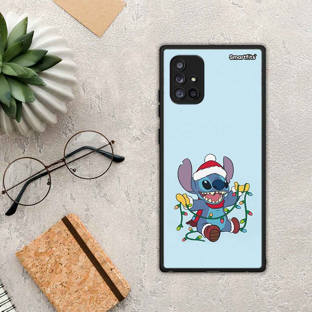 Santa Stich - Samsung Galaxy A71 5G θήκη