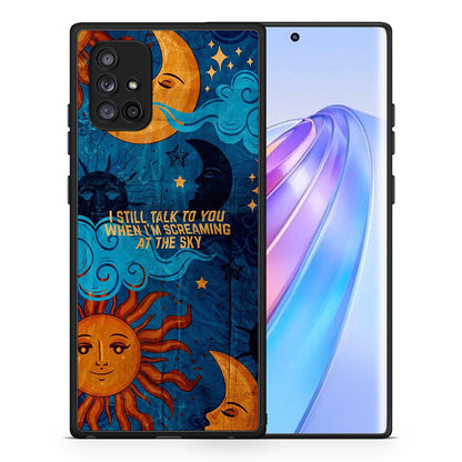 Θήκη Samsung Galaxy A71 5G Screaming Sky από τη Smartfits με σχέδιο στο πίσω μέρος και μαύρο περίβλημα | Samsung Galaxy A71 5G Screaming Sky case with colorful back and black bezels