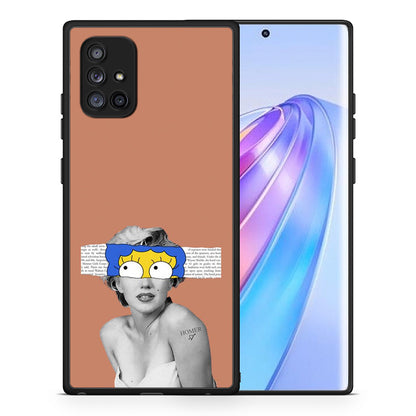 Θήκη Samsung Galaxy A71 5G Sim Merilyn από τη Smartfits με σχέδιο στο πίσω μέρος και μαύρο περίβλημα | Samsung Galaxy A71 5G Sim Merilyn case with colorful back and black bezels