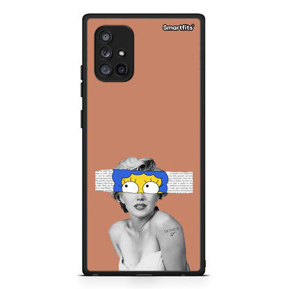 Samsung Galaxy A71 5G Sim Merilyn θήκη από τη Smartfits με σχέδιο στο πίσω μέρος και μαύρο περίβλημα | Smartphone case with colorful back and black bezels by Smartfits
