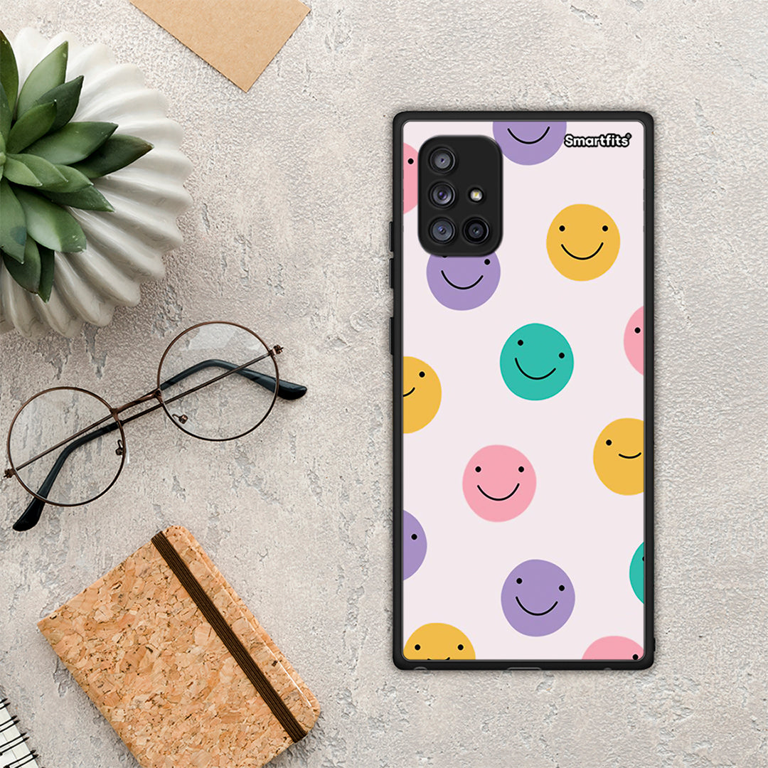 Smiley Faces - Samsung Galaxy A71 5G θήκη