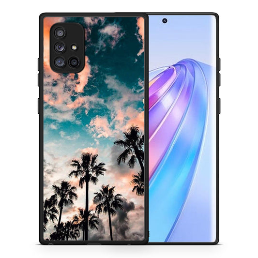 Θήκη Samsung Galaxy A71 5G Sky Summer από τη Smartfits με σχέδιο στο πίσω μέρος και μαύρο περίβλημα | Samsung Galaxy A71 5G Sky Summer case with colorful back and black bezels