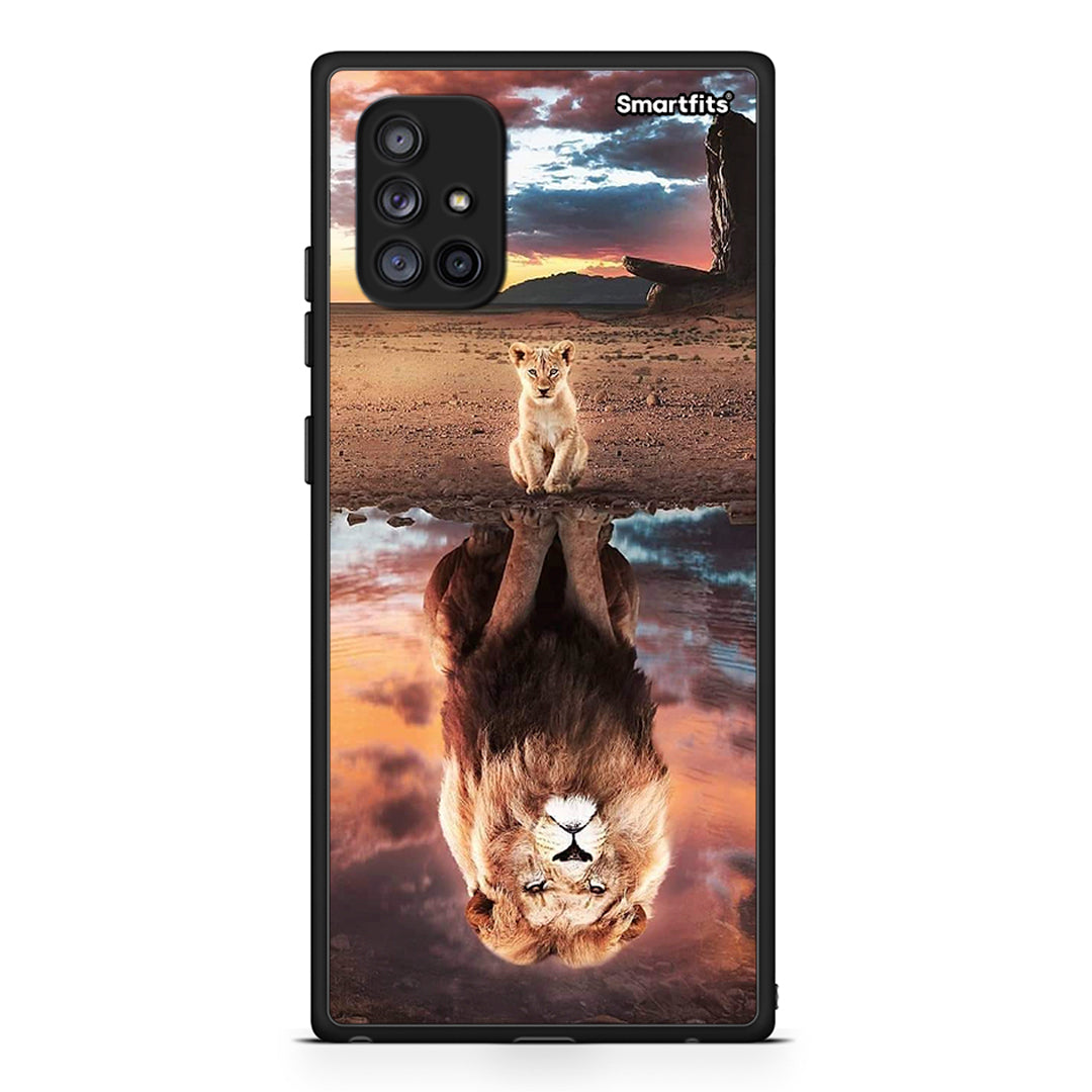 Samsung Galaxy A71 5G Sunset Dreams Θήκη Αγίου Βαλεντίνου από τη Smartfits με σχέδιο στο πίσω μέρος και μαύρο περίβλημα | Smartphone case with colorful back and black bezels by Smartfits