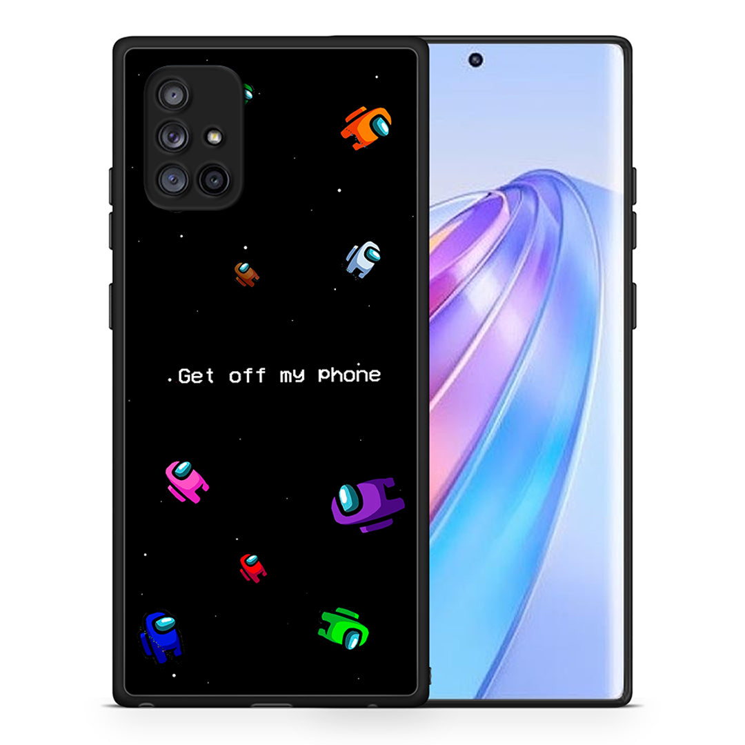 Θήκη Samsung Galaxy A71 5G AFK Text από τη Smartfits με σχέδιο στο πίσω μέρος και μαύρο περίβλημα | Samsung Galaxy A71 5G AFK Text case with colorful back and black bezels