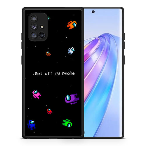 Θήκη Samsung Galaxy A71 5G AFK Text από τη Smartfits με σχέδιο στο πίσω μέρος και μαύρο περίβλημα | Samsung Galaxy A71 5G AFK Text case with colorful back and black bezels