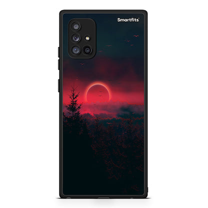 4 - Samsung Galaxy A71 5G Sunset Tropic case, cover, bumper