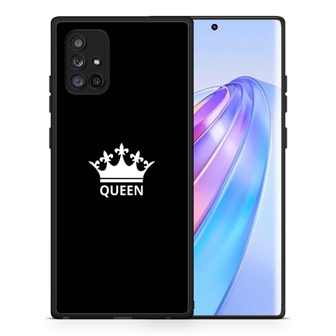 Θήκη Samsung Galaxy A71 5G Queen Valentine από τη Smartfits με σχέδιο στο πίσω μέρος και μαύρο περίβλημα | Samsung Galaxy A71 5G Queen Valentine case with colorful back and black bezels