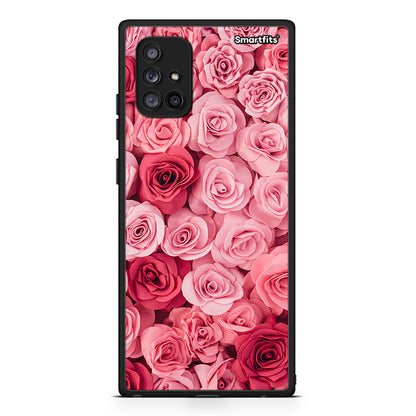 4 - Samsung Galaxy A71 5G RoseGarden Valentine case, cover, bumper