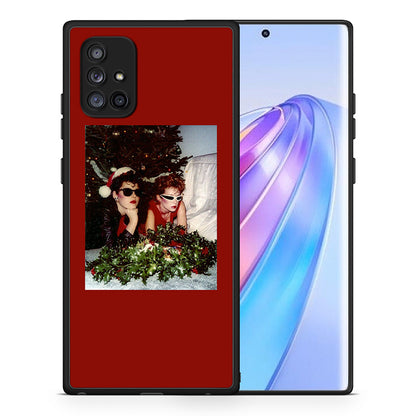 Θήκη Samsung Galaxy A71 5G Waiting For Xmas από τη Smartfits με σχέδιο στο πίσω μέρος και μαύρο περίβλημα | Samsung Galaxy A71 5G Waiting For Xmas case with colorful back and black bezels