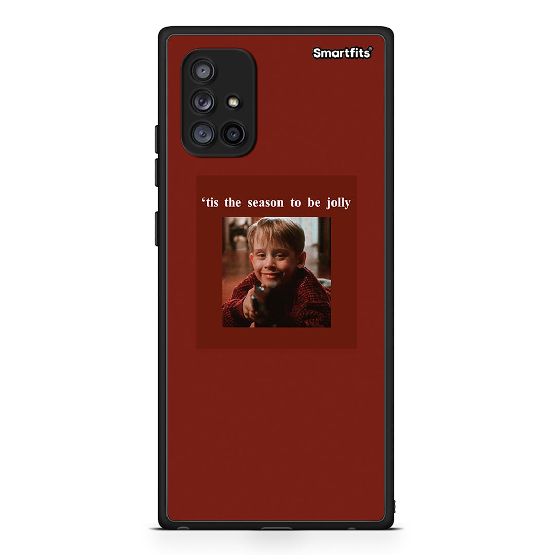 Samsung Galaxy A71 5G Xmas Ultimate Spirit θήκη από τη Smartfits με σχέδιο στο πίσω μέρος και μαύρο περίβλημα | Smartphone case with colorful back and black bezels by Smartfits