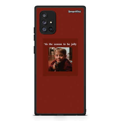 Samsung Galaxy A71 5G Xmas Ultimate Spirit θήκη από τη Smartfits με σχέδιο στο πίσω μέρος και μαύρο περίβλημα | Smartphone case with colorful back and black bezels by Smartfits