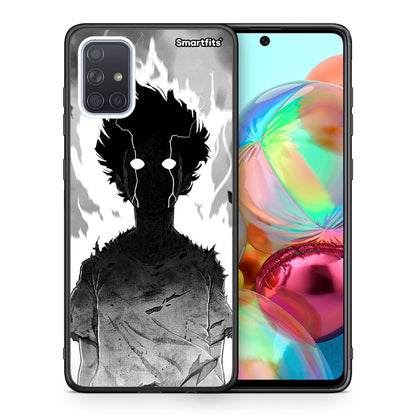 Θήκη Samsung A71 Anime Boy από τη Smartfits με σχέδιο στο πίσω μέρος και μαύρο περίβλημα | Samsung A71 Anime Boy case with colorful back and black bezels