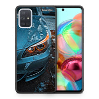 Thumbnail for Θήκη Samsung A71 Bmw E60 από τη Smartfits με σχέδιο στο πίσω μέρος και μαύρο περίβλημα | Samsung A71 Bmw E60 case with colorful back and black bezels