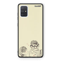 Thumbnail for Samsung A71 Carl And Ellie θήκη από τη Smartfits με σχέδιο στο πίσω μέρος και μαύρο περίβλημα | Smartphone case with colorful back and black bezels by Smartfits