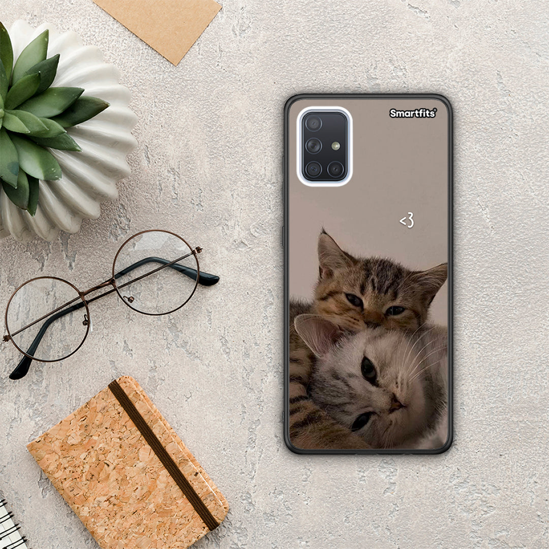 Cats In Love - Samsung Galaxy A71 θήκη