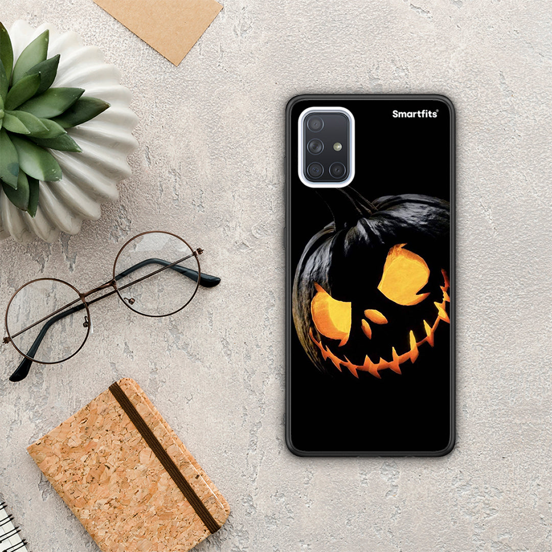 Halloween Scary Pumpkin - Samsung Galaxy A71 θήκη