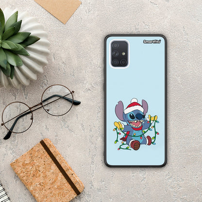Santa Stich - Samsung Galaxy A71 θήκη