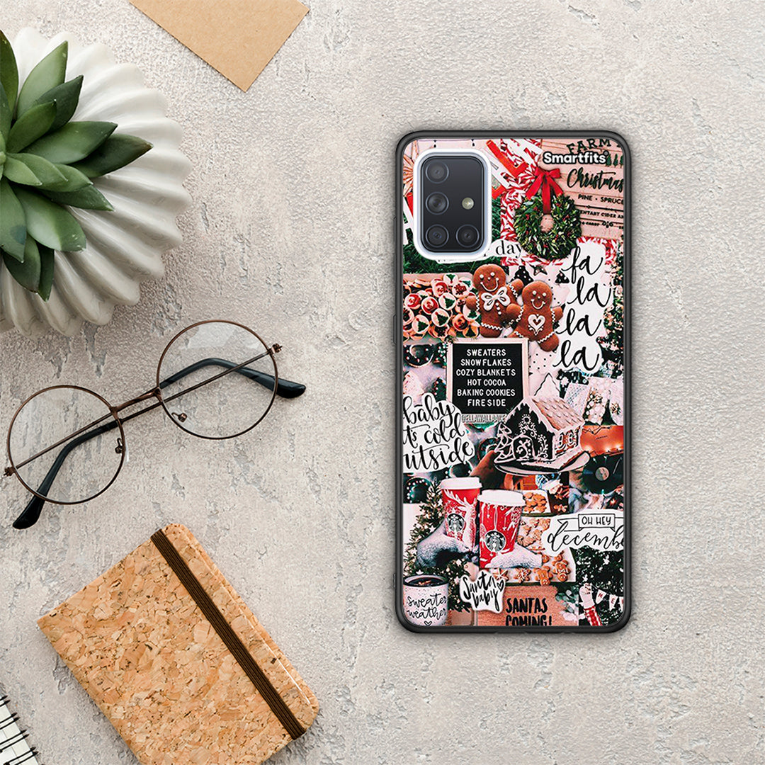 Xmas Habbits - Samsung Galaxy A71 θήκη
