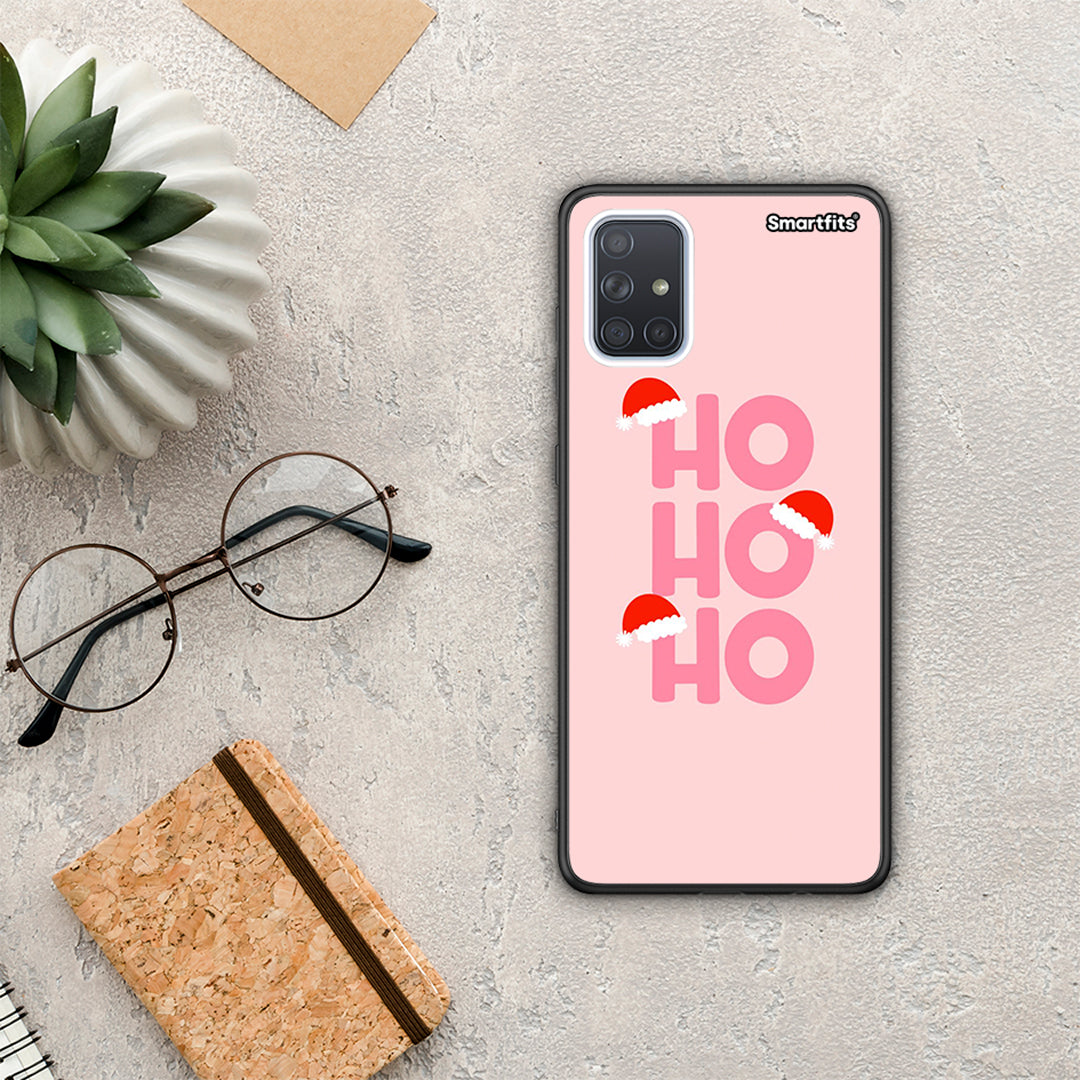 Xmas Ho Ho Ho - Samsung Galaxy A71 θήκη